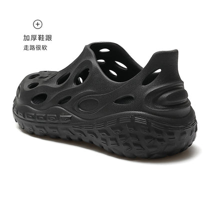 Croc Shoes Men's Summer Outer Wear for Commuting and Driving 2025 New Popular Anti-Slip Summer Eva Sandals That Feel Like Stepping on Shit