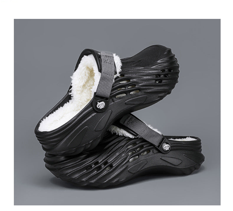 Cotton Slippers for Home, High-End Outer Wear, 2025 Winter New Cross-Border Cotton Shoes Manufacturer Wholesale Cotton Tow