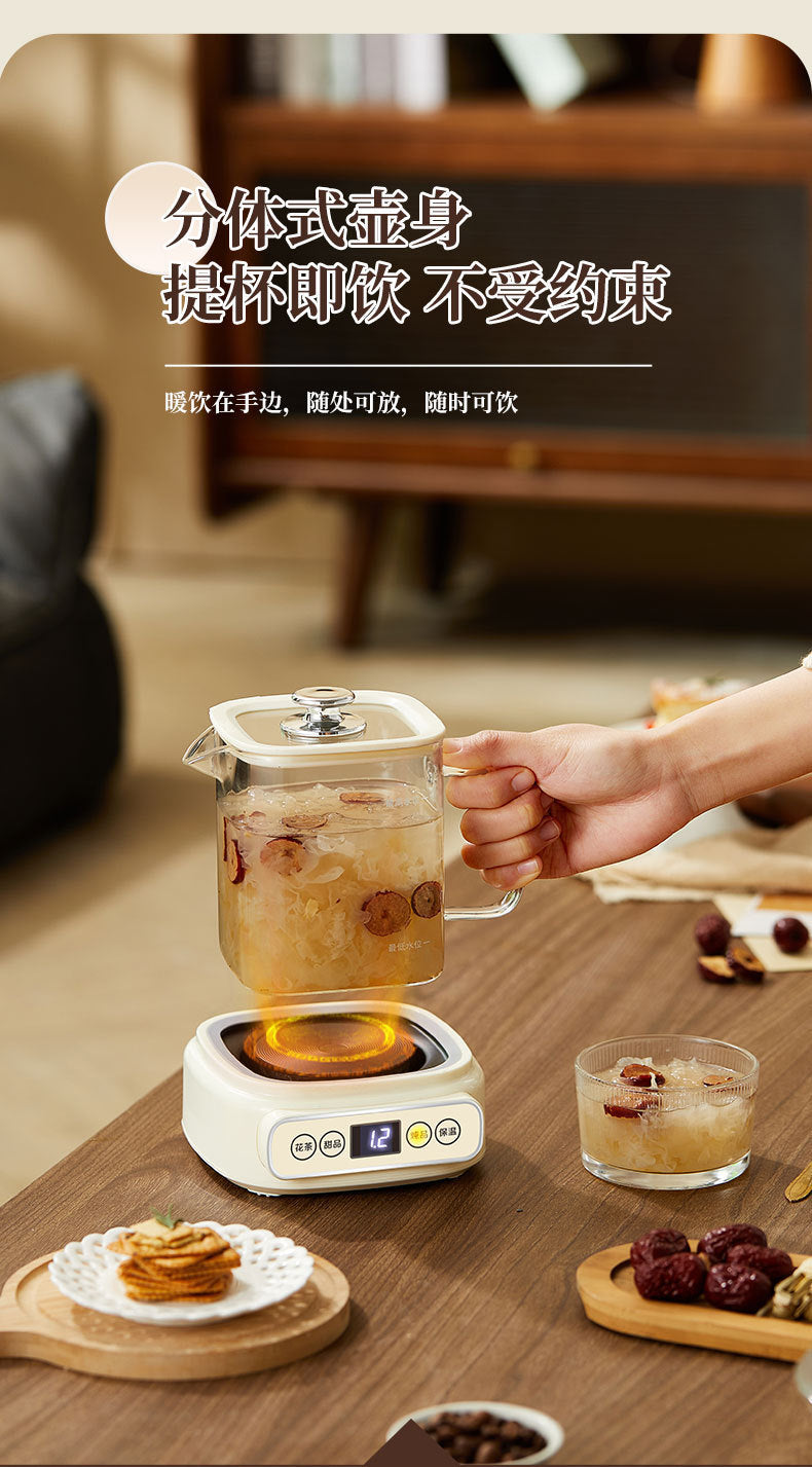 Health Pot Multi-functional New Household Glass Kettle Small Office Tea Maker Dormitory Flower Tea Pot Gift