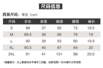 Spring and summer blue short-sleeved dress women's 2025 high-grade double-breasted professional suit collar mid-length skirt