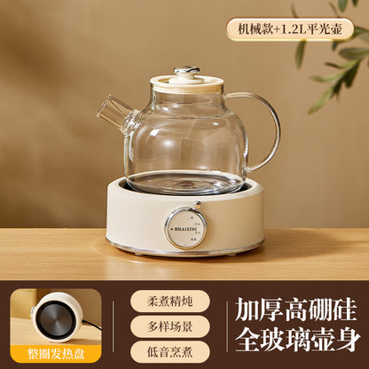 Health Pot Multi-functional Home Office Full Glass Flower Tea Pot Large Capacity Kettle Boiling Tea Pot Gift Box Gift