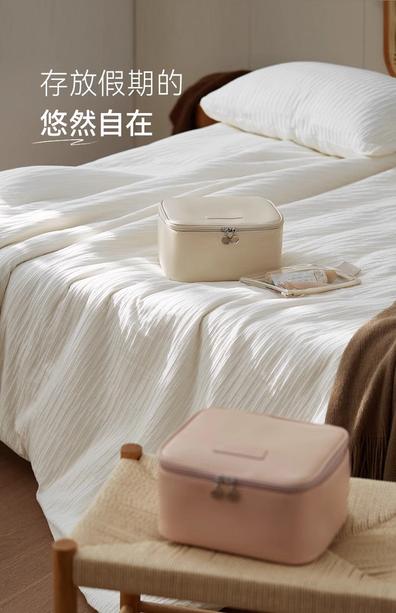 Cosmetic Bag Women's 2025 New Portable Cosmetic Case Travel Cosmetic Brush Bag Large Capacity Cosmetic Storage Bag High-end