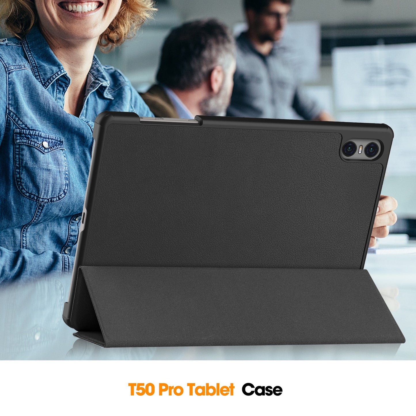 For Teclast T50 Pro Flat Panel Protective Case T50Pro Smart Magnetic Protective Leather Case