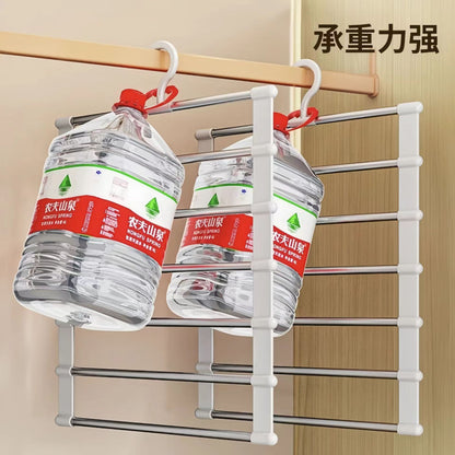 Multi-Layer Multifunctional Household Pants Rack, Non-Slip Seamless Pants Hanger, Special Folding Storage Organizer