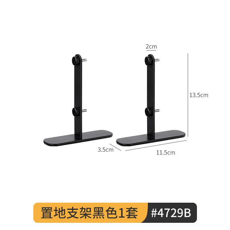 Desktop Perforated Board Storage Rack Organizer Office Partition Workstation Desk Stationery Organizer Shelf No Drilling Required
