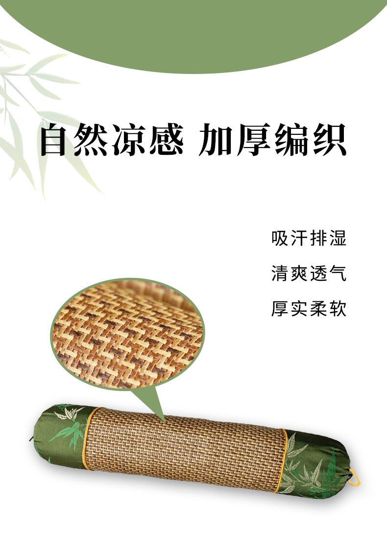 Mugwort Cervical Spine Pillow Mat Cylindrical Pillow Pure Mugwort Household Cervical Spine Cylindrical Candy Mugwort Pillow Manufacturer Wholesale