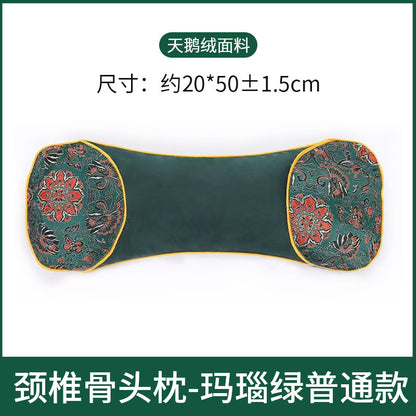 Mugwort Cervical Spine Pillow Mat Cylindrical Pillow Pure Mugwort Household Cervical Spine Cylindrical Candy Mugwort Pillow Manufacturer Wholesale