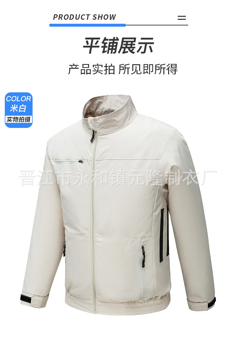 Cross-Border Summer Cooling Air-Conditioning Clothing with Fan Refrigeration Workwear Outdoor Heatstroke Prevention Fan Clothing Men's Labor Protection Clothing Work Clothes