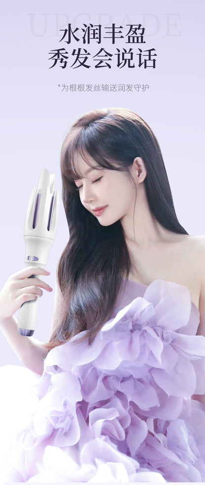 Full-automatic double card slot curling irons artifact lazy people do not hurt their hair electric rotating big wave dormitory lasting shaping