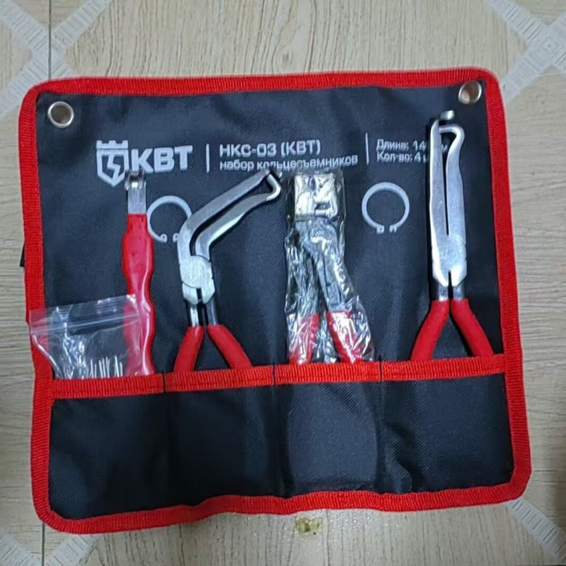 Red and black elbow 60 degree power-off pliers bolt pliers multi-purpose pliers car oil pipe separation harness pliers cross-border pliers