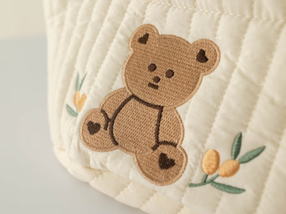 Ins Storage Basket Baby Diaper Clothes Toy Fixing Bag Bedding Storage Multi-use Storage Bag