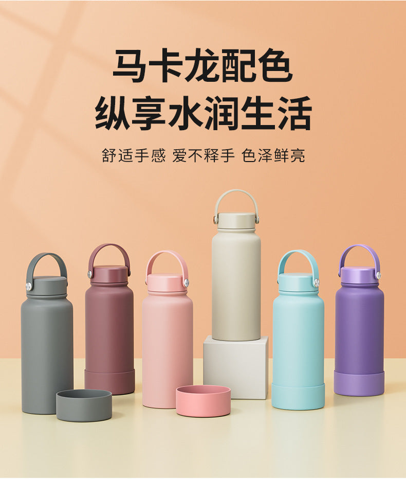 Space Kettle Thermos Cup with Large Capacity, Customizable Pattern and Logo, Stainless Steel Sports Portable Water Bottle Wholesale
