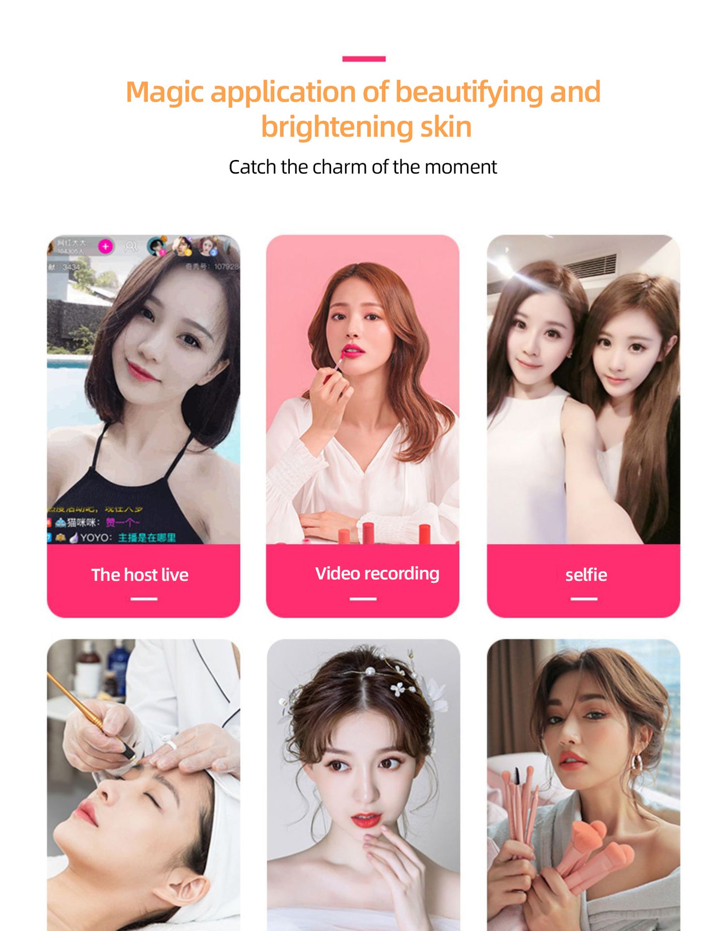 Cross-Border Hot Selling 10inch 12inch Ring Fill Light Photography Live Broadcast Floor Flash Ring Light Set Light