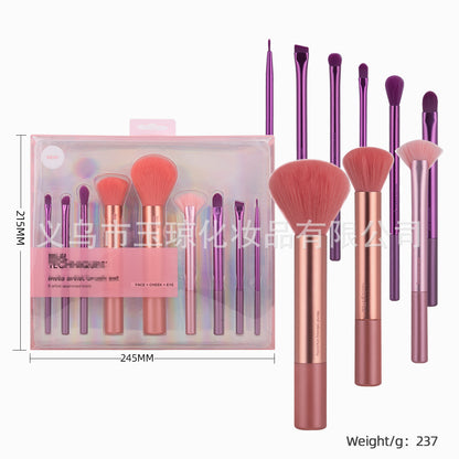 U.S. RT Series Makeup Brush suit Powder Puff 1997 Blush Brush Foundation Brush Eye Shadow Brush Beauty Egg Cross-border Exclusive