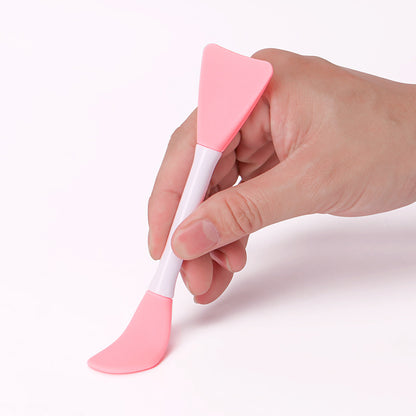 Double-Ended Silicone Mask Brush, Facial Cleansing Massage Brush, Mud Mask Application, Facial Homemade Soft Mask Tool Special Brush