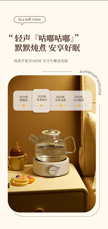 Health Pot Multi-functional Home Office Full Glass Flower Tea Pot Large Capacity Kettle Boiling Tea Pot Gift Box Gift