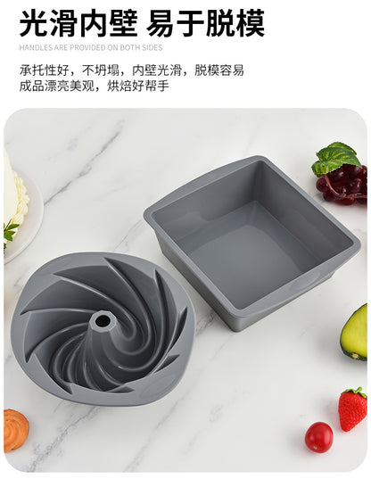 Food Grade Silicone Bread Chiffon Toast Mold Cake Pan Easy to Demould DIY Baking Silicone Cake Mold