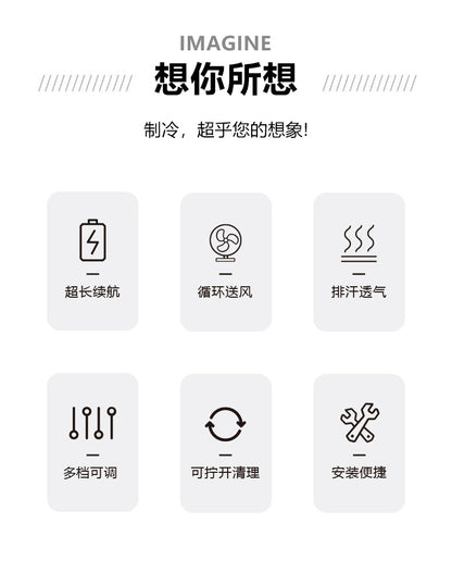 Summer Air-Conditioned Clothing for Outdoor Labor Protection, Cooling and Sun Protection Clothing, Hooded Fan Clothing for Men and Women, Specially Designed for Outdoor Labor Protection