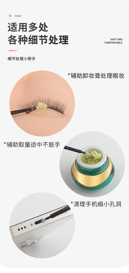 New wholesale long head cotton swab eyelash tattoo nail cleaning cotton swab eyelash disposable long thread cotton swab