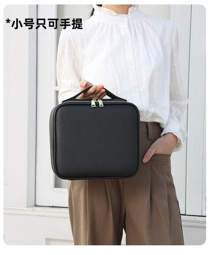 Makeup Case with Light and Mirror, Led Makeup Bag, Large Capacity Makeup Box, Storage Box, Storage Bag, Multifunctional