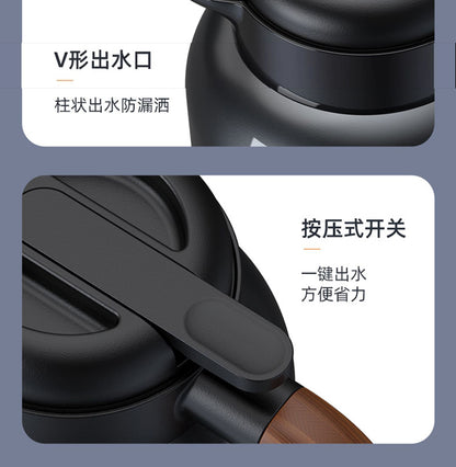 316L Stainless Steel Insulated Large Capacity Kettle for Home Use, Thermos for Tea, Dedicated for Warming Tea, Water Separation, and Stewing Tea Kettle