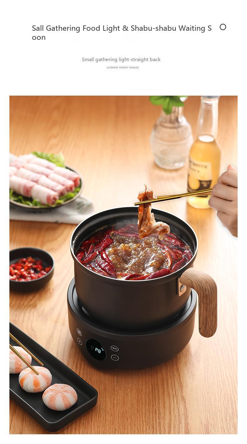 Cross-border 110V/220V English packaging household full-automatic multifunctional split 1.8-liter electric cooking pot European, British and American regulations