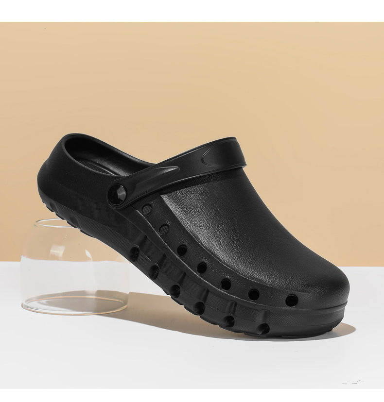 Wholesale Chef Shoes, Non-Slip Kitchen Shoes, Work Shoes, Oil-Proof, Waterproof, Wear-Resistant Safety Shoes, Protective Shoes, Toe-Toe Labor Protection Shoes
