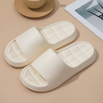 Stepping on excrement feeling sandals and slippers women's summer new home non-slip bathroom home men's eva cool tray factory wholesale cross-border