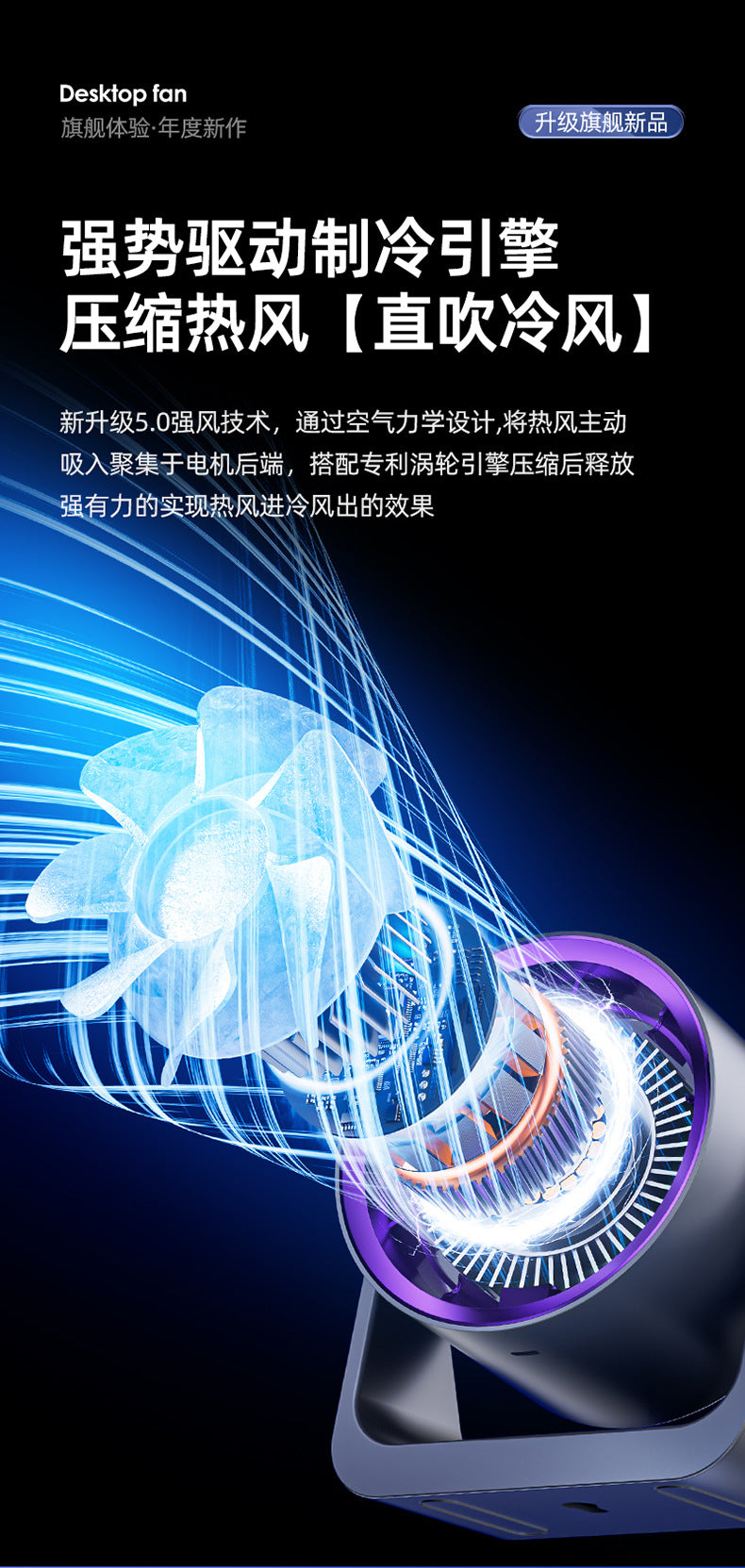Dormitory Digital Display Clip Fan Student Desktop Fan Portable Fan Home Desktop Small Circulation Fan Cross-Border