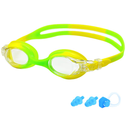 Children's swimming goggles HD waterproof anti-fog swimming glasses silicone swimming goggles cross-border Amazon explosions manufacturers wholesale