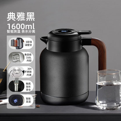 316L Stainless Steel Insulated Large Capacity Kettle for Home Use, Thermos for Tea, Dedicated for Warming Tea, Water Separation, and Stewing Tea Kettle