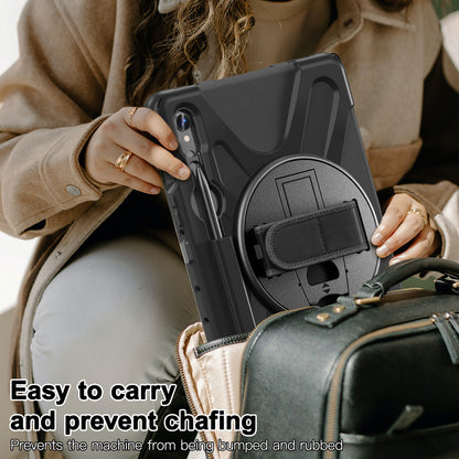 Applicable to Samsung Tab S9 FE/A9PLUS pirate king drop-resistant strap bracket protective cover
