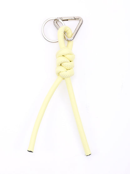 New triangle key chain PU hand-woven diamond key ring bag pendant key chain