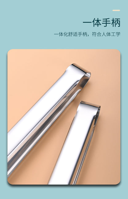 Stainless Steel Food Clip Kitchen Anti-scalding Bread Clip Outdoor Barbecue Clip Buffet Steak Food Clip