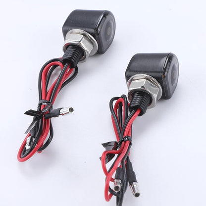 Harley Motorcycle Modified Retro Metal Led Turn Signal Hidden Finger Light Mini Direction Light 12V Indicator Light