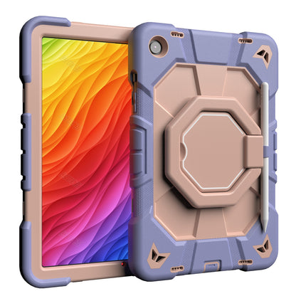 Suitable for Samsung Tab A9+ Tablet Protective Cover Satchel A9Plus Silicone Rotating Stand Kidsren's Anti-Fall Shell