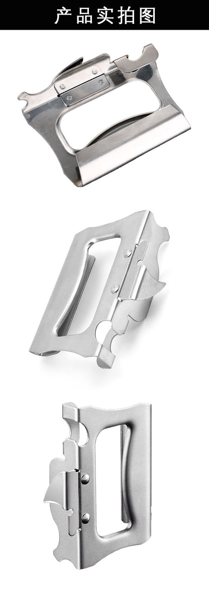Spot Wholesale Bottle Opener Thickeneded Multi-Functional Stainless Steel Can Opener Japanese Can Opener Can Portable Fast and Simple