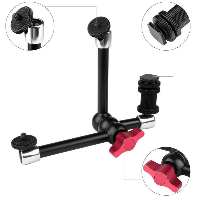 Magic hand crab clamp universal bracket 7 inch stainless steel magic hand multi-function mobile phone bracket 11 inch magic hand