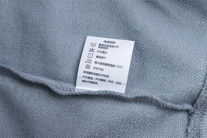 Hooded Sweater | Non-Deformable Pure Cotton Sweater Xinjiang Cotton Shoulder Pullover Autumn and Winter Solid Color ins Street Tide Hoodie