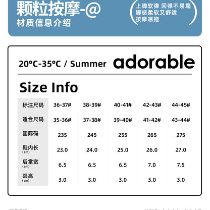 Massage Slippers for Women 2025 New Model Home Indoor Non-Slip Health-Preserving Acupressure Foot Point Slippers for Men Summer