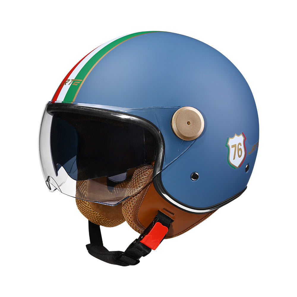 3c certified motorcycle helmet electric car helmet Harley universal battery car Four Seasons universal personality half helmet