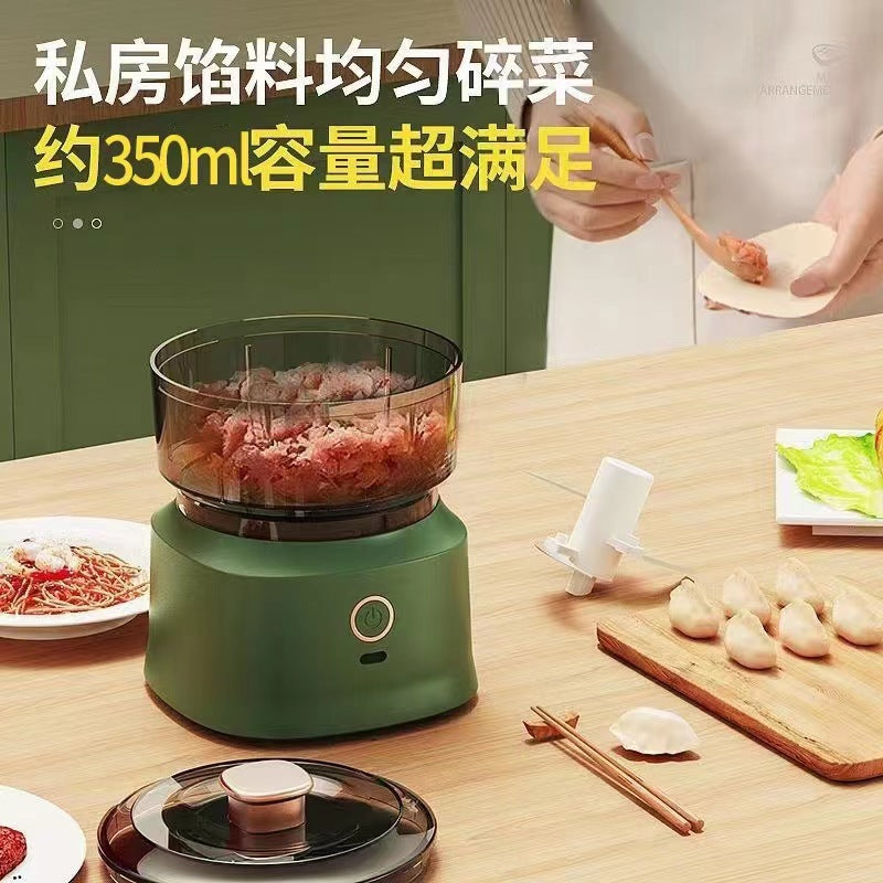 Electric Garlic Beater Stuffing Mashed Meat Garlic Mashed Garlic Household Supplementary Food Garlic Beater Multifunctional Cooking Machine Kitchen Tools