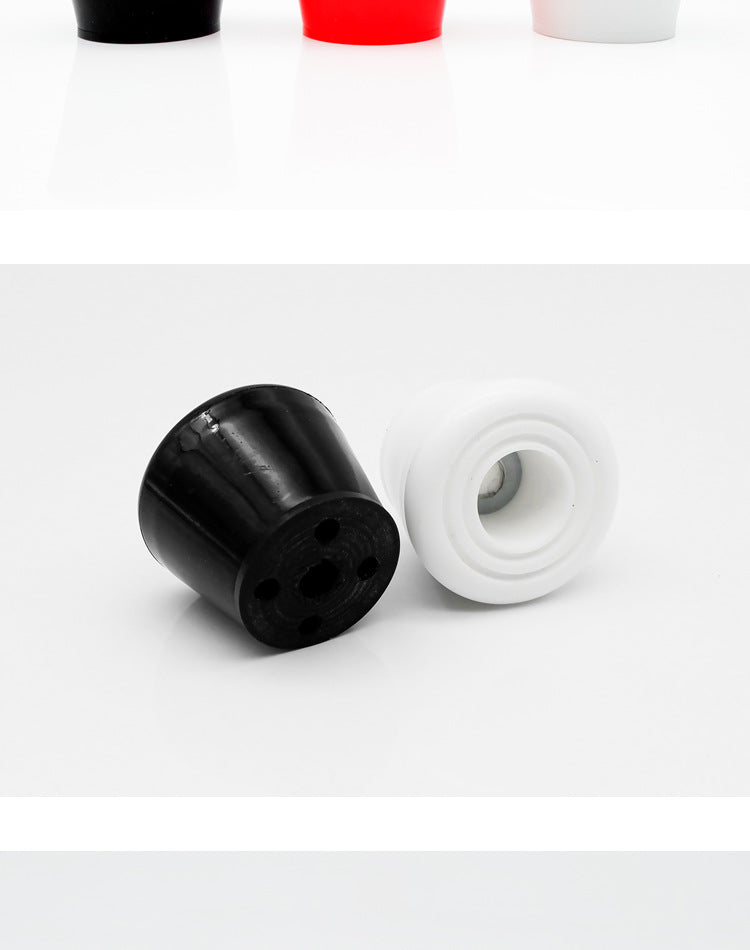 Double-row skates high elastic wear-resistant PU brake head four-wheel roller skates point ice roller skates brake accessories
