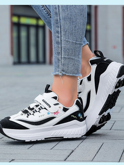Girls' Heelys Sneakers 2025 Mesh Children's Shoes for Older Kids Roller Skates Girls' Four-Wheel Skates