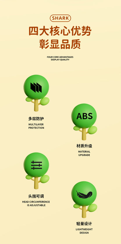 New National Standard 3c certified children's helmet boy baby girl electric car Children's helmet Four Seasons Universal half helmet