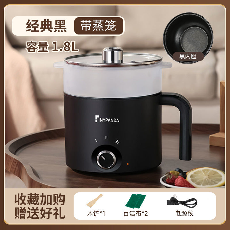 Electric Cooking Pot Dormitory Student Household Small Electric Pot All-In-One Pot Multi-Functional Mini 1-2 People Household Electric Hot Pot