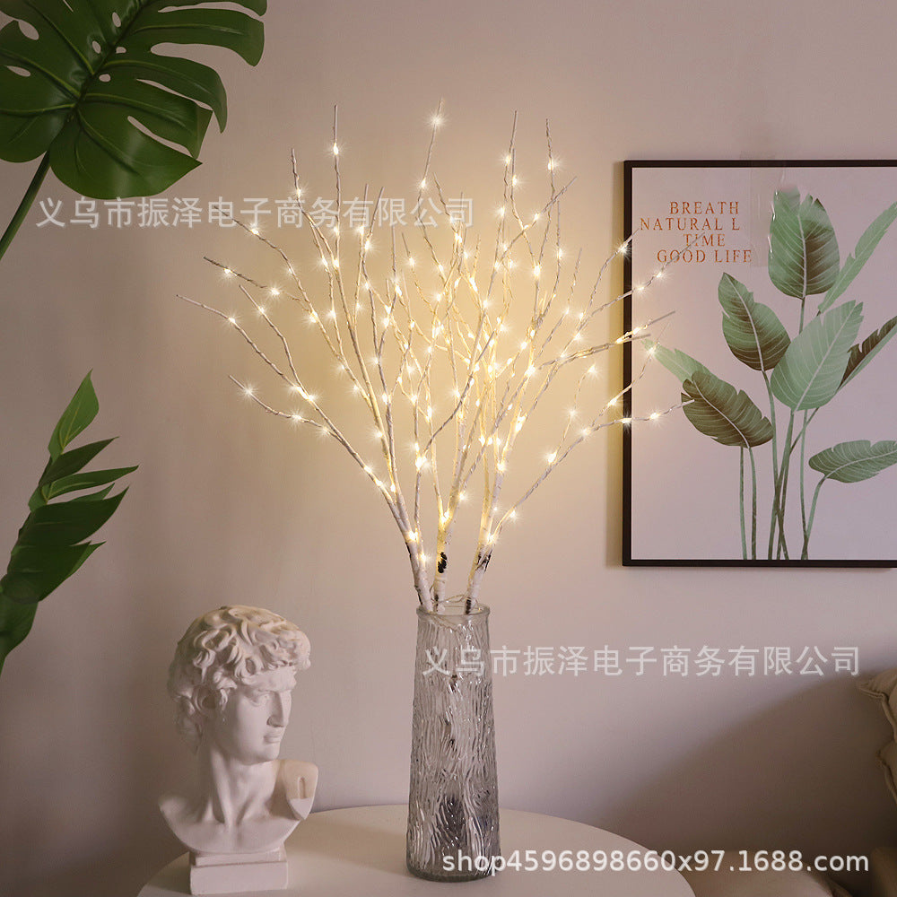 New 50LED branch modeling lamp simulation birch home party atmosphere decoration landscape luminous tree lamp