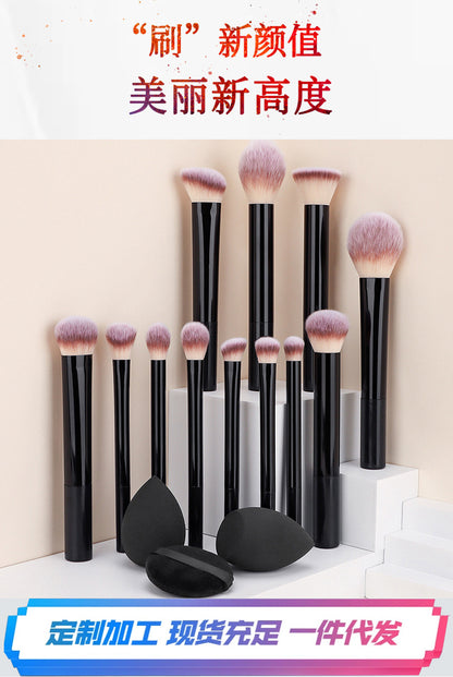 12 makeup brushes 8 makeup brushes 7 long tube makeup suit single brush powder brush eyebrow brush eye shadow brush
