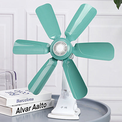 A generation of small fan student dormitory mute clip fan bedroom bedside small electric fan household bed clip type