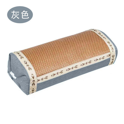 Mugwort Cervical Spine Pillow Bamboo Leaf Pure Cotton Triangular Cervical Spine Pillow Teacher's Day Pillow Gift Box Multifunctional Mugwort Pillow